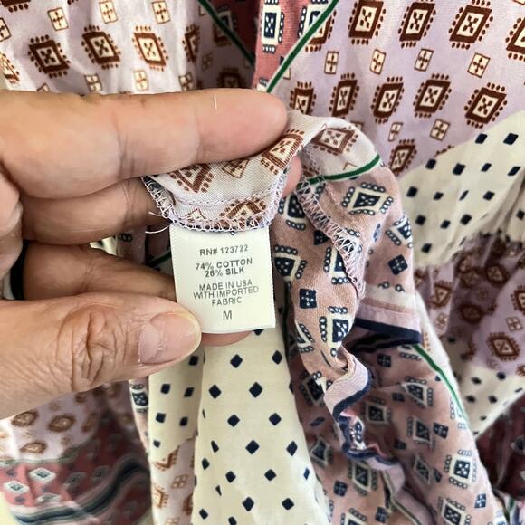 Xirena Carolina silk Handkerchief midi slip dress in Allie Print - Picture 9 of 10